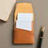 Personalized Vegtanned Leather Slim Minimalist Card Holder – Handmade in USA