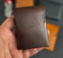 Personalized Vegtanned Leather Slim Minimalist Card Holder – Handmade in USA