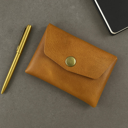 Leather Card Holder Without Sewing or Glue | Slim Wallet