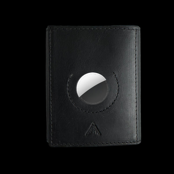 Personalized Trifold AirTag Wallet with Money Pocket
