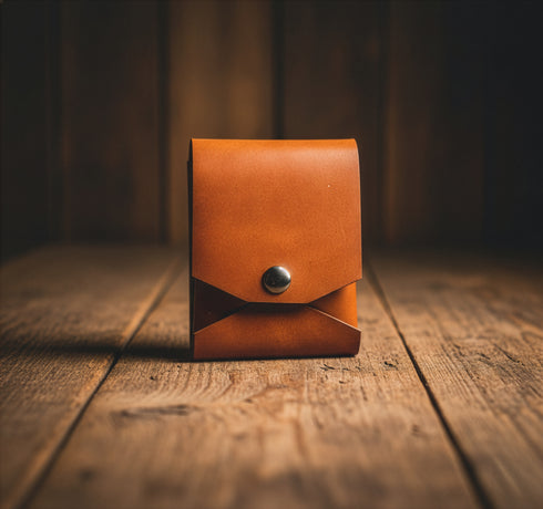 STITCHLESS Handmade Italian Leather ORIGAMI Wallet | Magnetic Closure