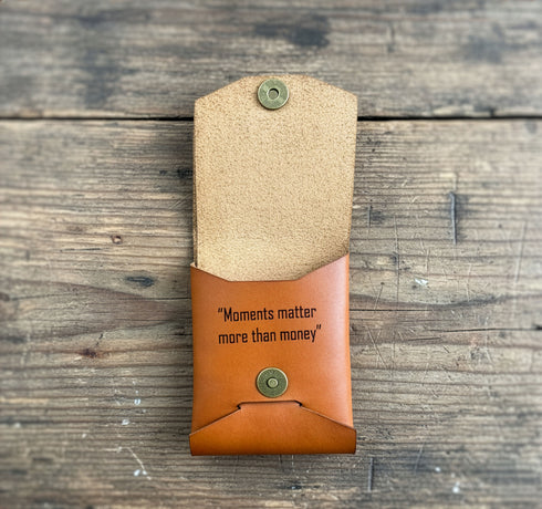 STITCHLESS Handmade Italian Leather ORIGAMI Wallet | Magnetic Closure